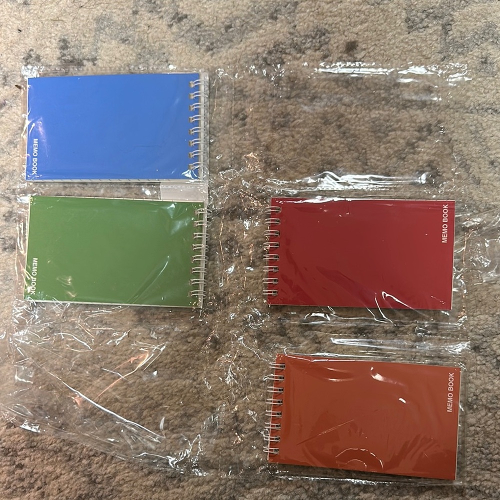 Mini pocket notebooks